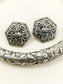 Kavya Green Tribal Oxidized Hasli Choker Set