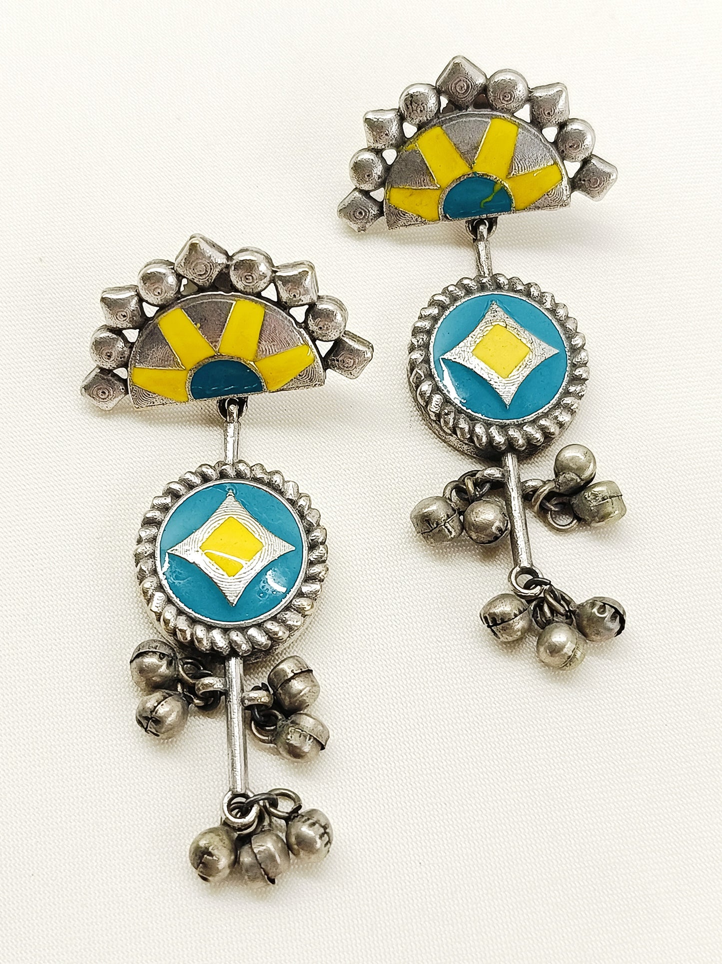 Prarthana Firozi Oxidized Earring