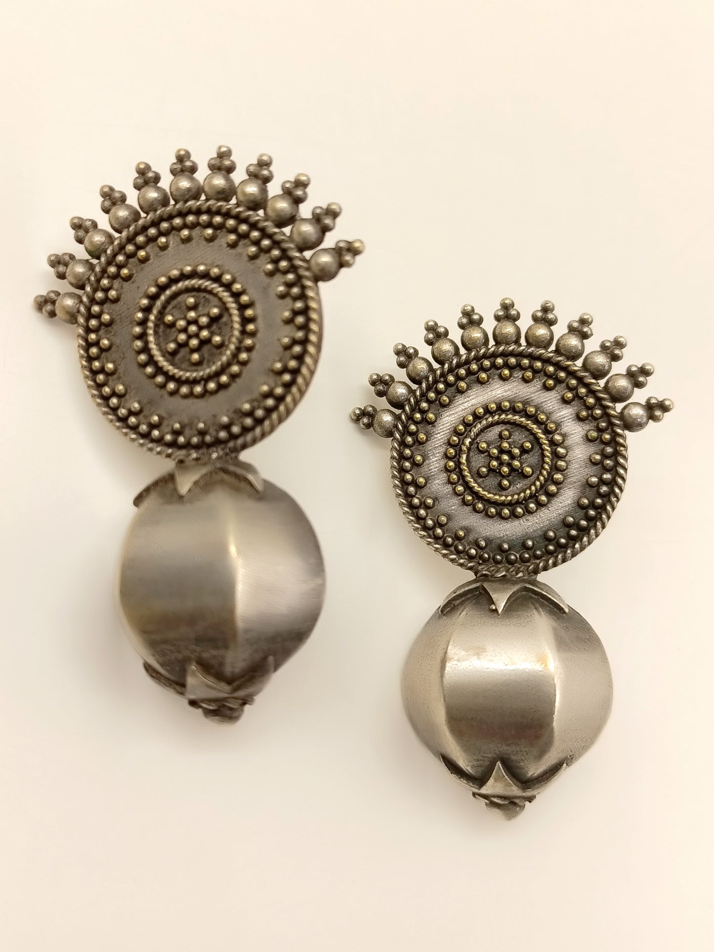 Veda Oxidized Earrings