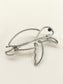 Vishali Silver Turtle Brooch