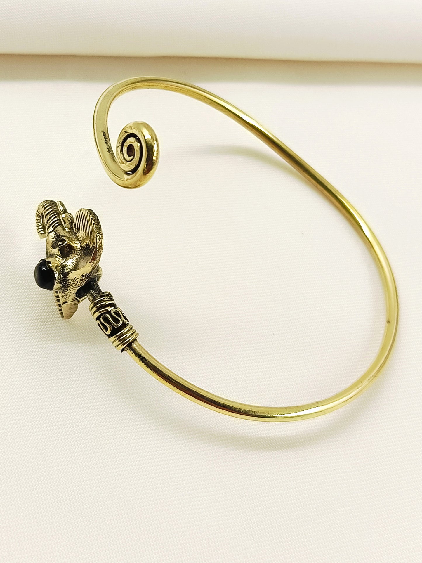 Vayu Black Elephant Men's Bracelet