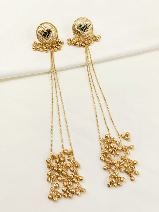 Reyhana Green Boutique Earring