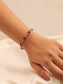 Ripple Ruby American Diamond Bracelet