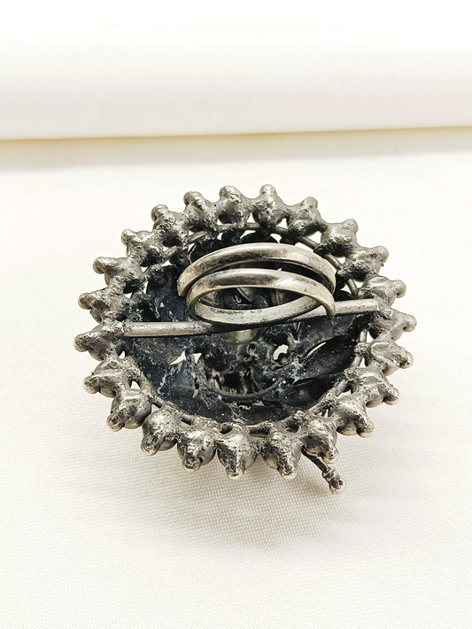 Fulwari Plain Oxidized Finger Ring