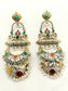 Prishi Multi Colour Oxidized Jhumki