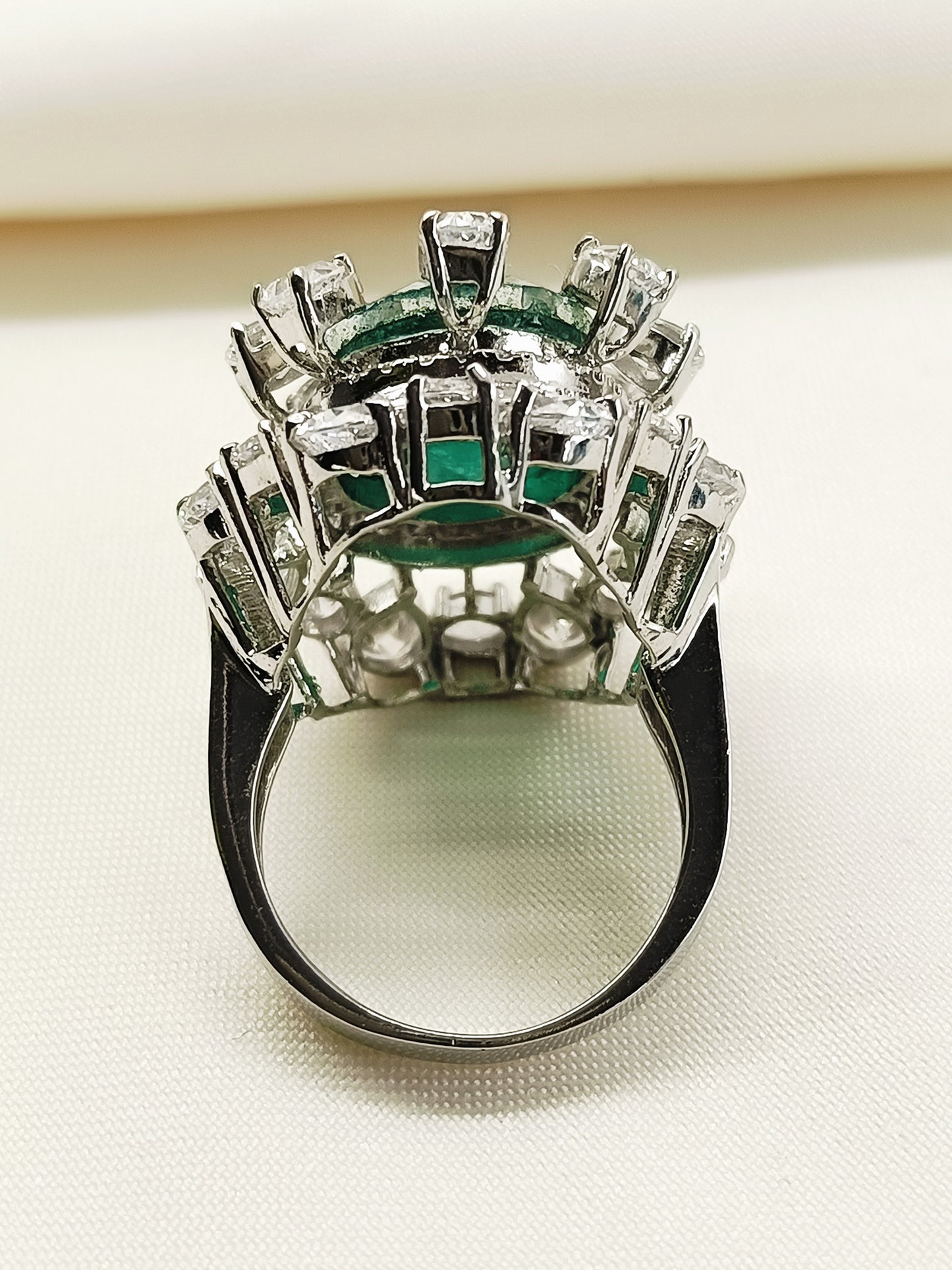 Philippa Green 92.5 Silver American Diamond Finger Ring