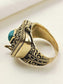 Aathirai Firozi Men's Finger Ring