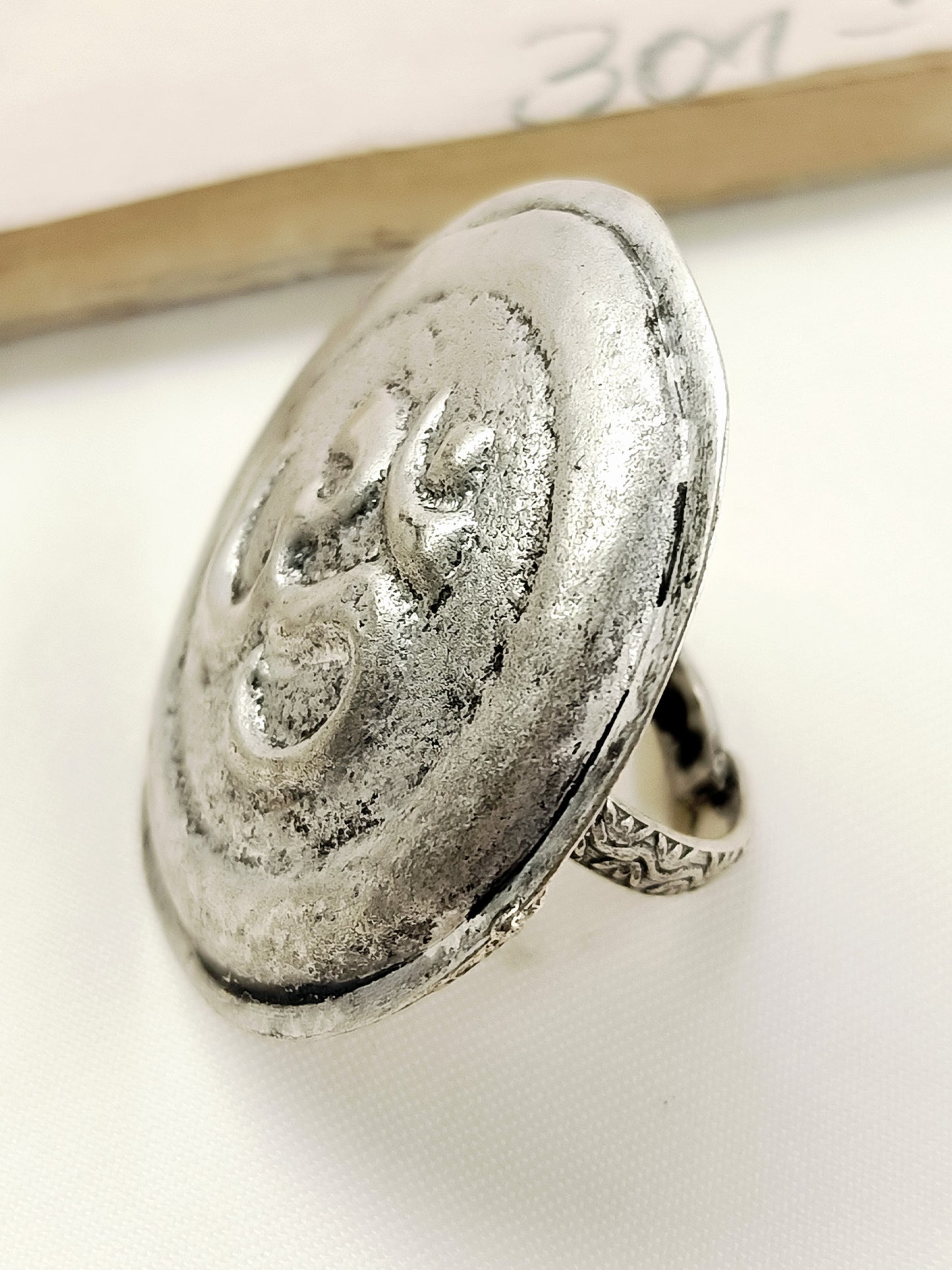 Mihir Silver Tribal Men's Ring