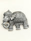 Shlok Grey Elephant Men's Brooch