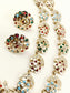 Sneha Multi Colour Jadau Necklace Set