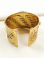 Shaan Ruby Men's Lion Gold Bracelet