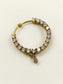 Lakhta White American Diamond Nath