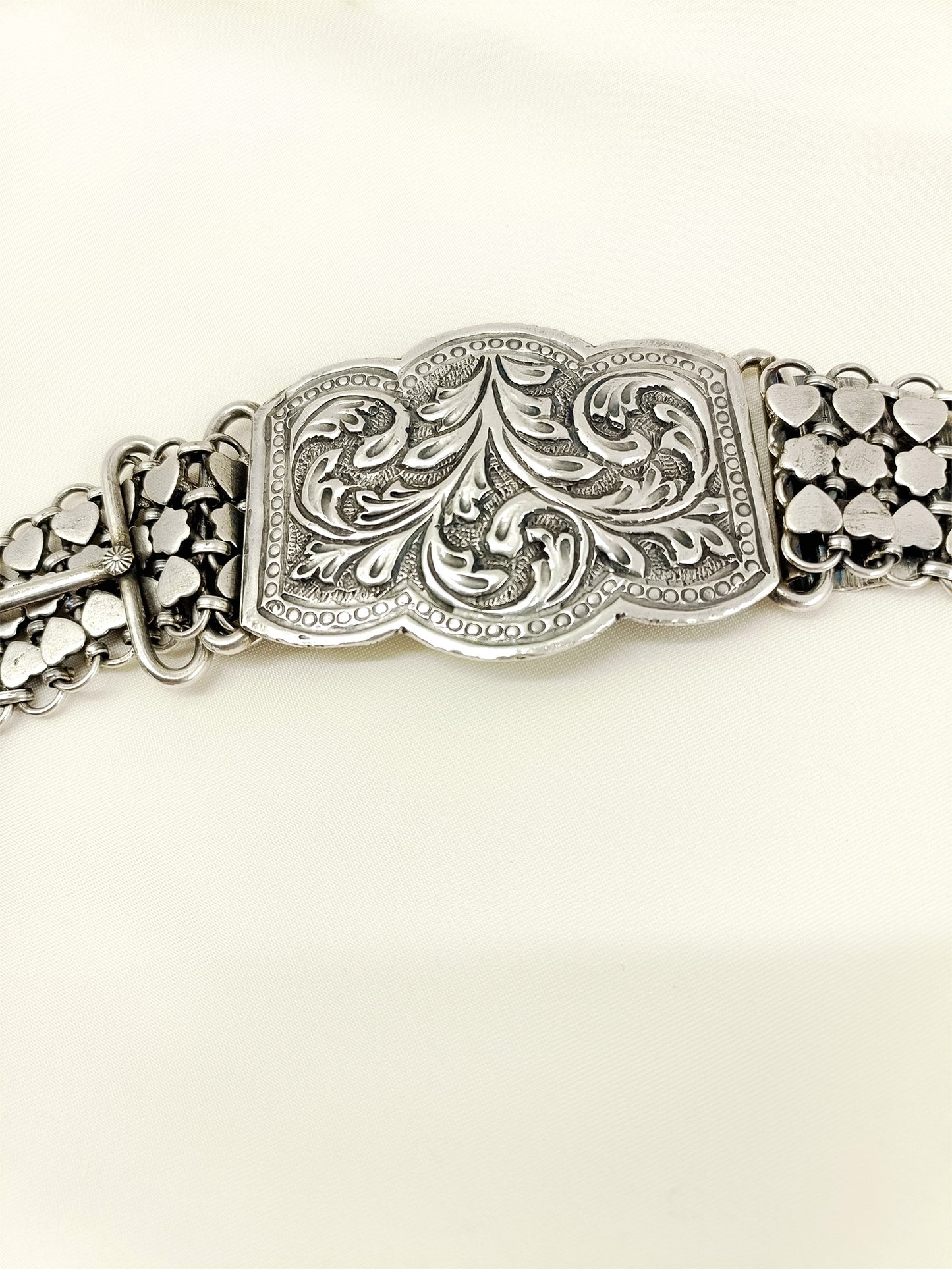 Binal Plain Oxidized Waist Belt