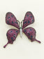 Naval Ruby Butterfly Brooch