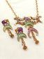 Priyadarshani Multi Colour Boutique Necklace Set