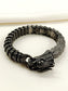 Arian Black Men's Dragon Scale Bracelet