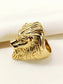 Pratvik King Lion Gold Men's Finger Ring