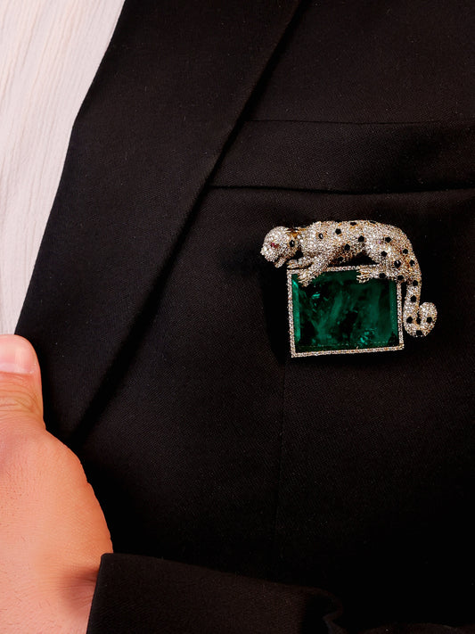Gavin Green Leopard Brooch