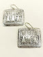 Omesh Silver Tribal Men's Earring