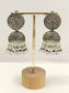 Insiyah Plain Oxidized Jhumki