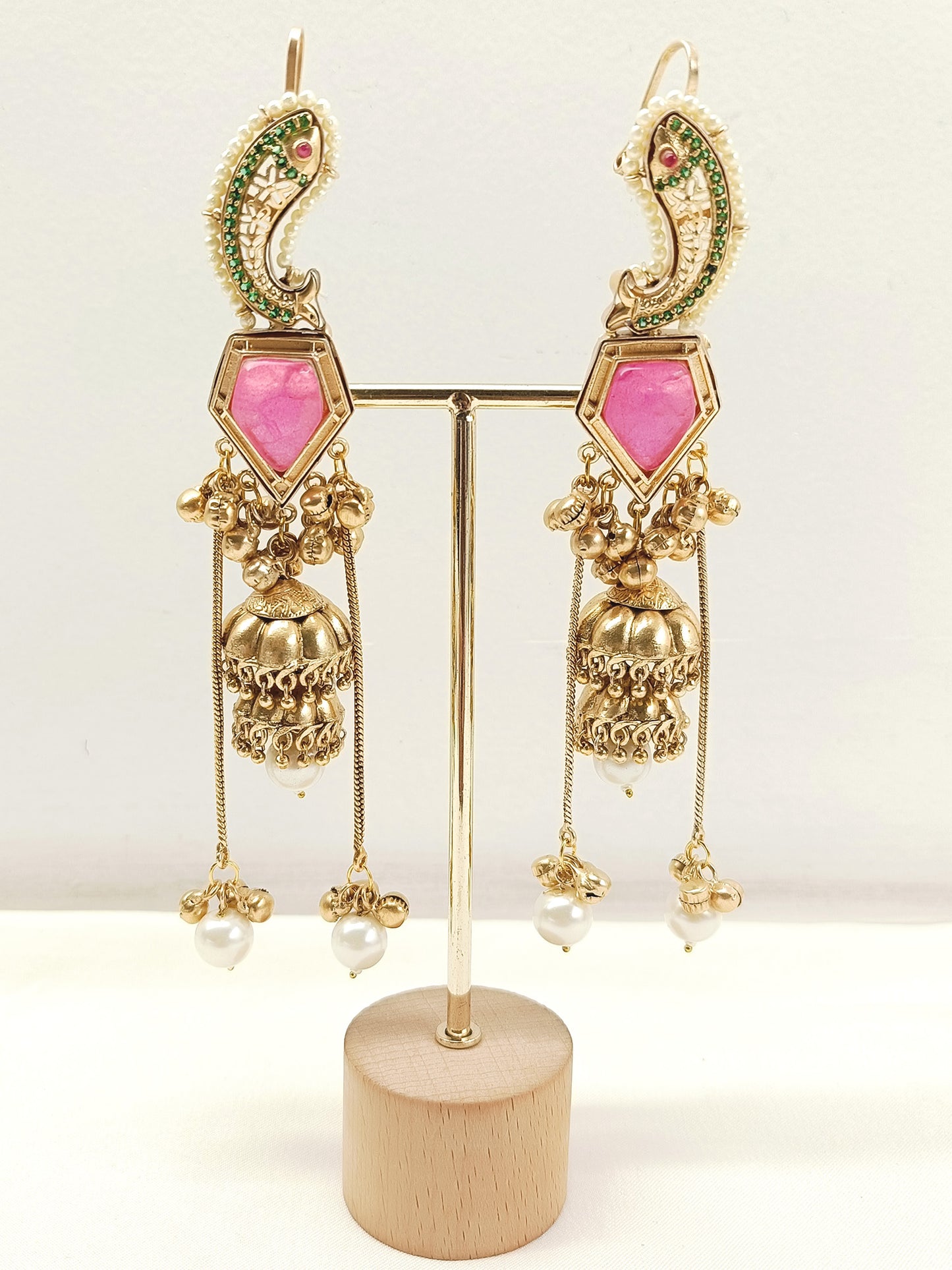 Rashmi Baby Pink Boutique Jhumki