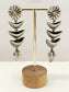 Ekansha Baby Pink Oxidized Earrings