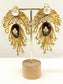 Madison Ruby Boutique Royal Feather Earrings