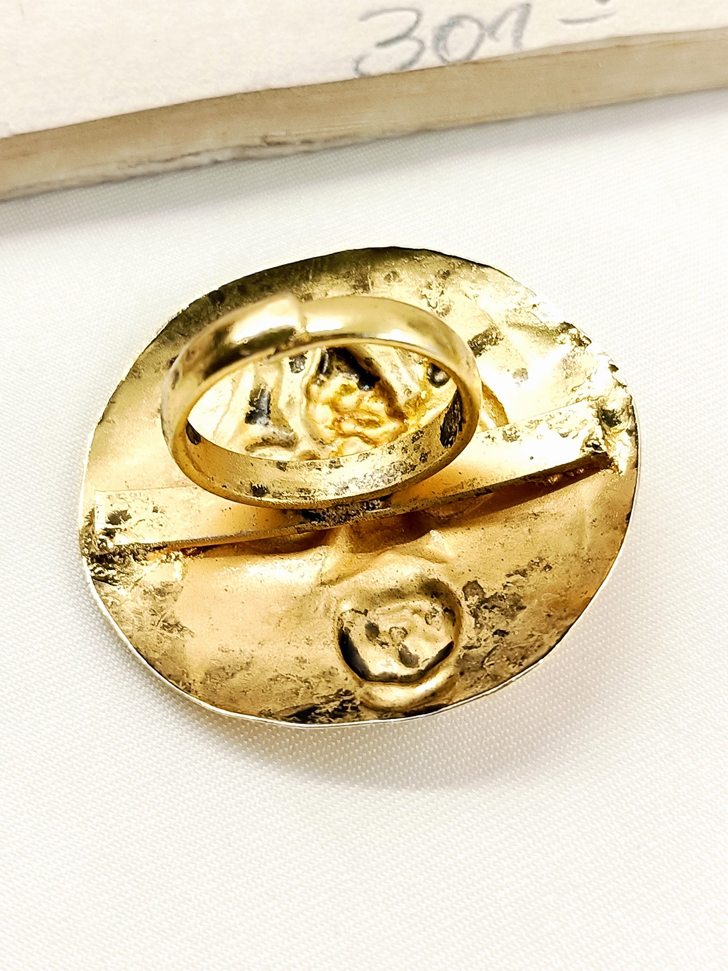 Nirav Golden Tribal Men's Ring