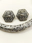 Husna Maroon Tribal Oxidized Hasli Choker Set