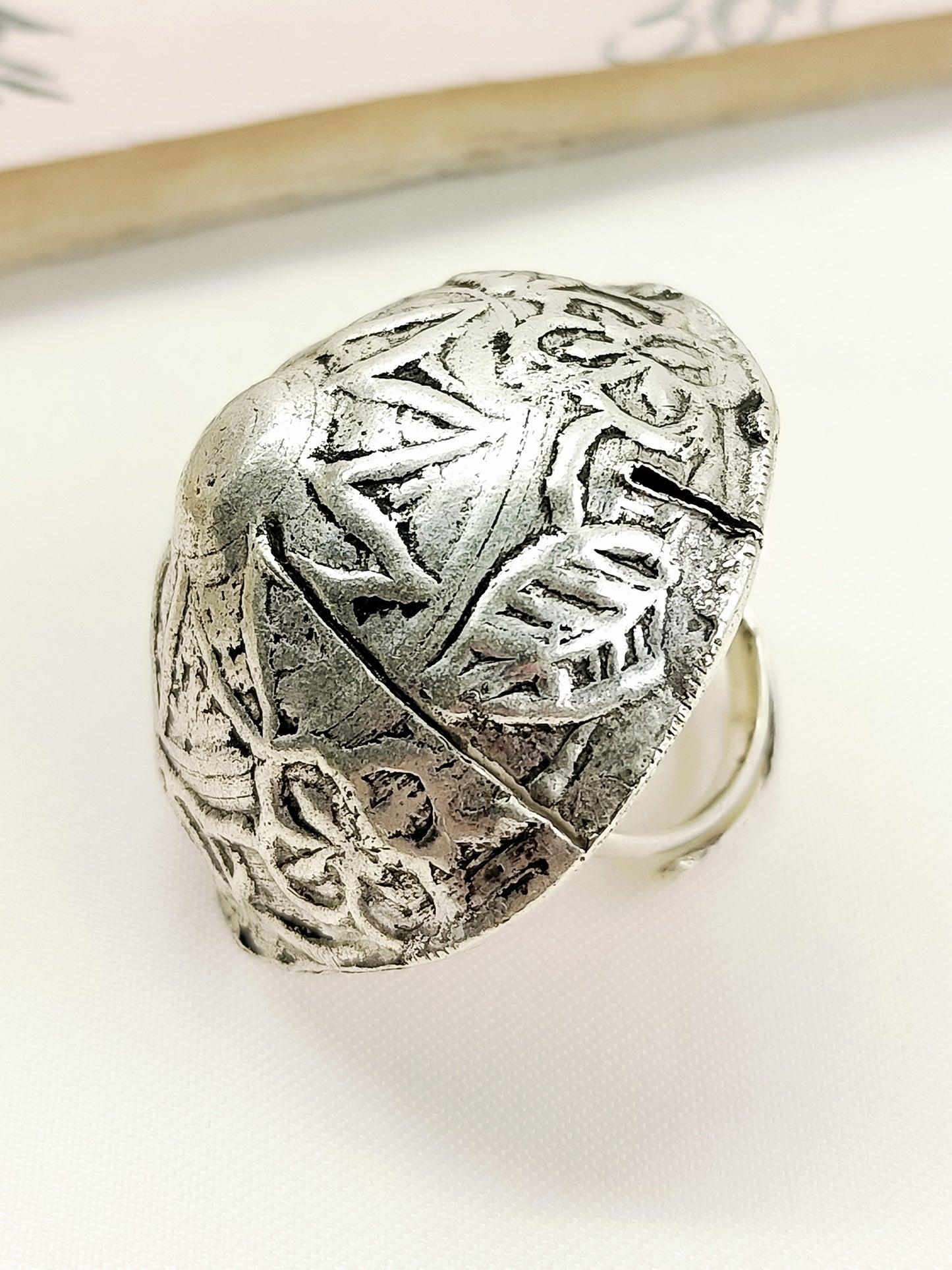 Bhim Silver Tribal Men's Ring