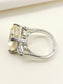 Eila Yellow American Diamond Finger Ring