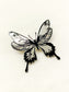 Tabassum Silver Butterfly Men's Brooche