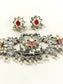 Masira Grey Oxidized Choker Set