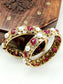 Dariya Ruby Kundan Bangles