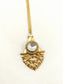 Kairav Ruby Men's Gold Hasli Neckpiece