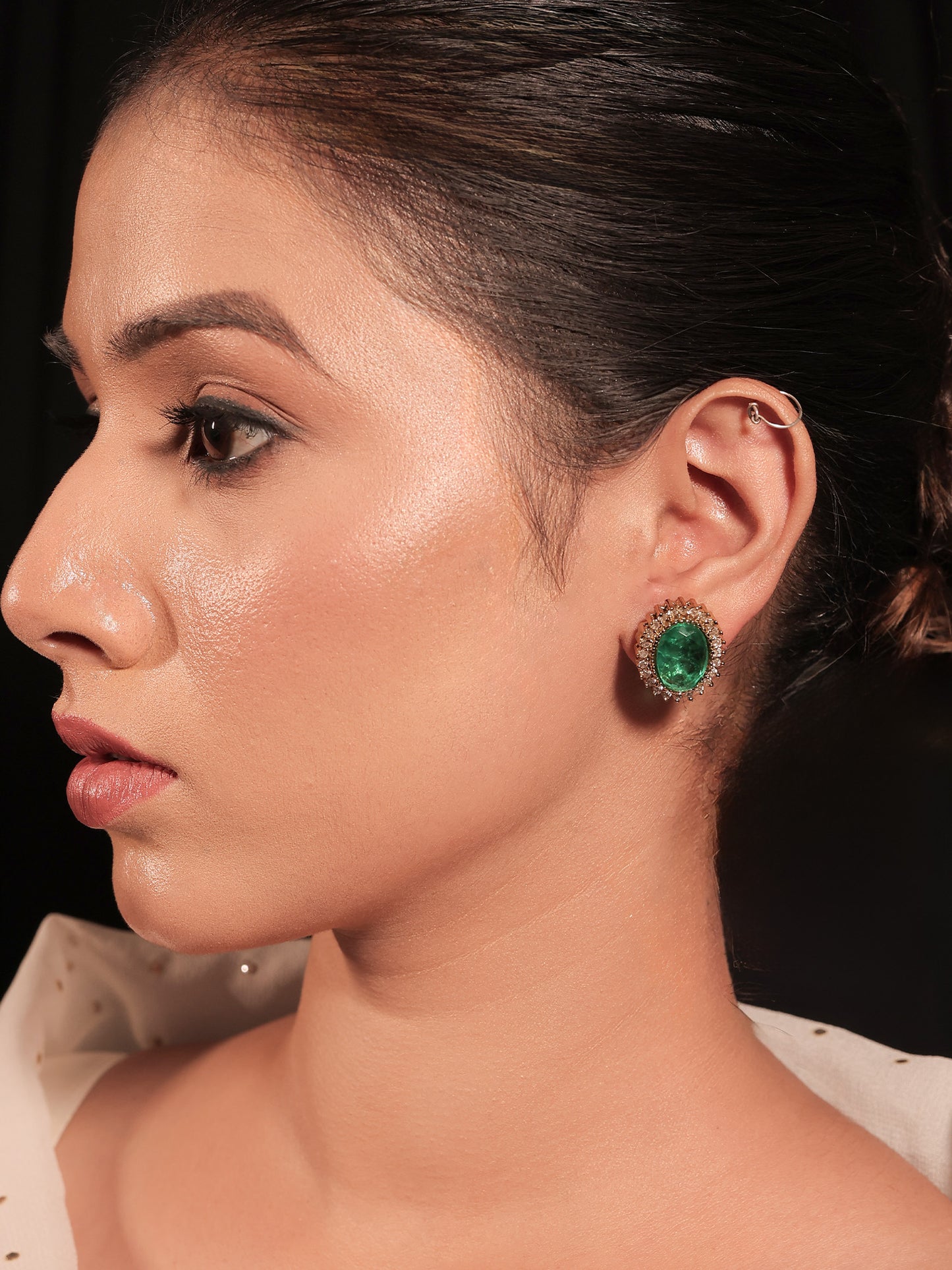 Seeta Green Victorian Tops