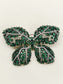 Sarvesh Green Butterfly Brooch