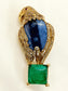Navodit Blue Eagle Men's Brooch