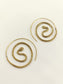 Navdha Golden Men's Earrings