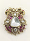 Avi Ruby Men's Brooch