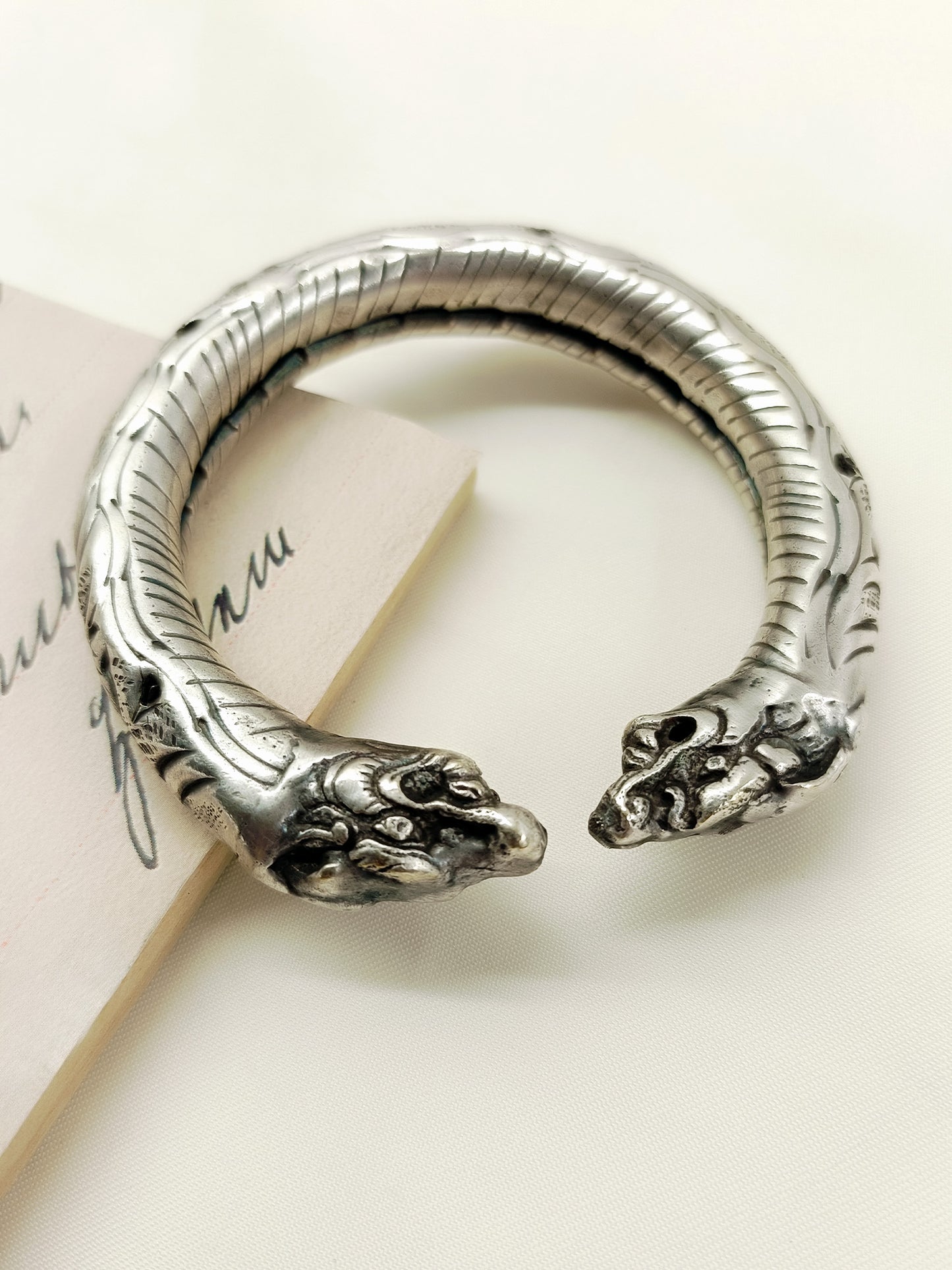 Anvit Oxidized Men's Tribal Bracelet