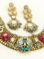 Jeevisha Multicolor Fusion Kundan Choker Set