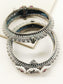 Chakori Ruby Oxidized Bangles