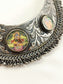 Dea Multi Colour Oxidized Radha Krishna Pichwai Neckpiece