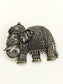 Lakshya Antique Gold Elephant Men's Brooch