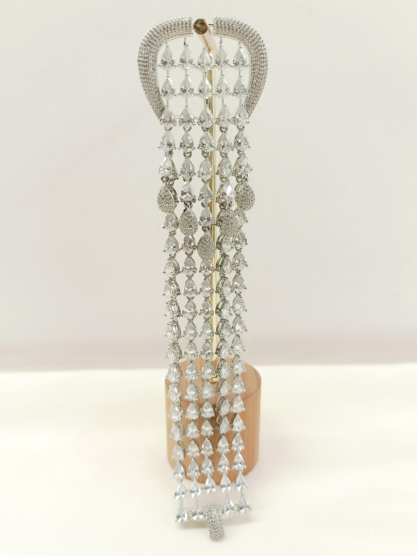 Chanchari White American Diamond Bracelet