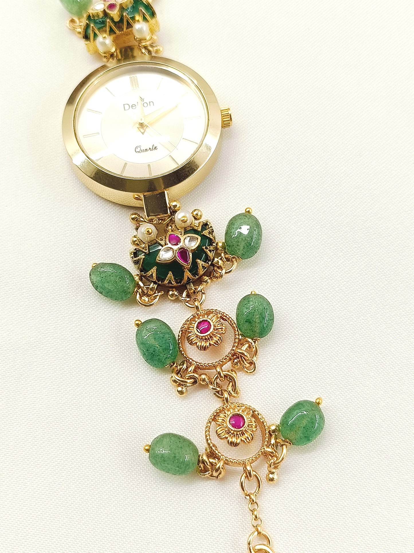 Parul's Paachi Kundan Watch