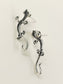 Navkansh Silver Men's Earrings
