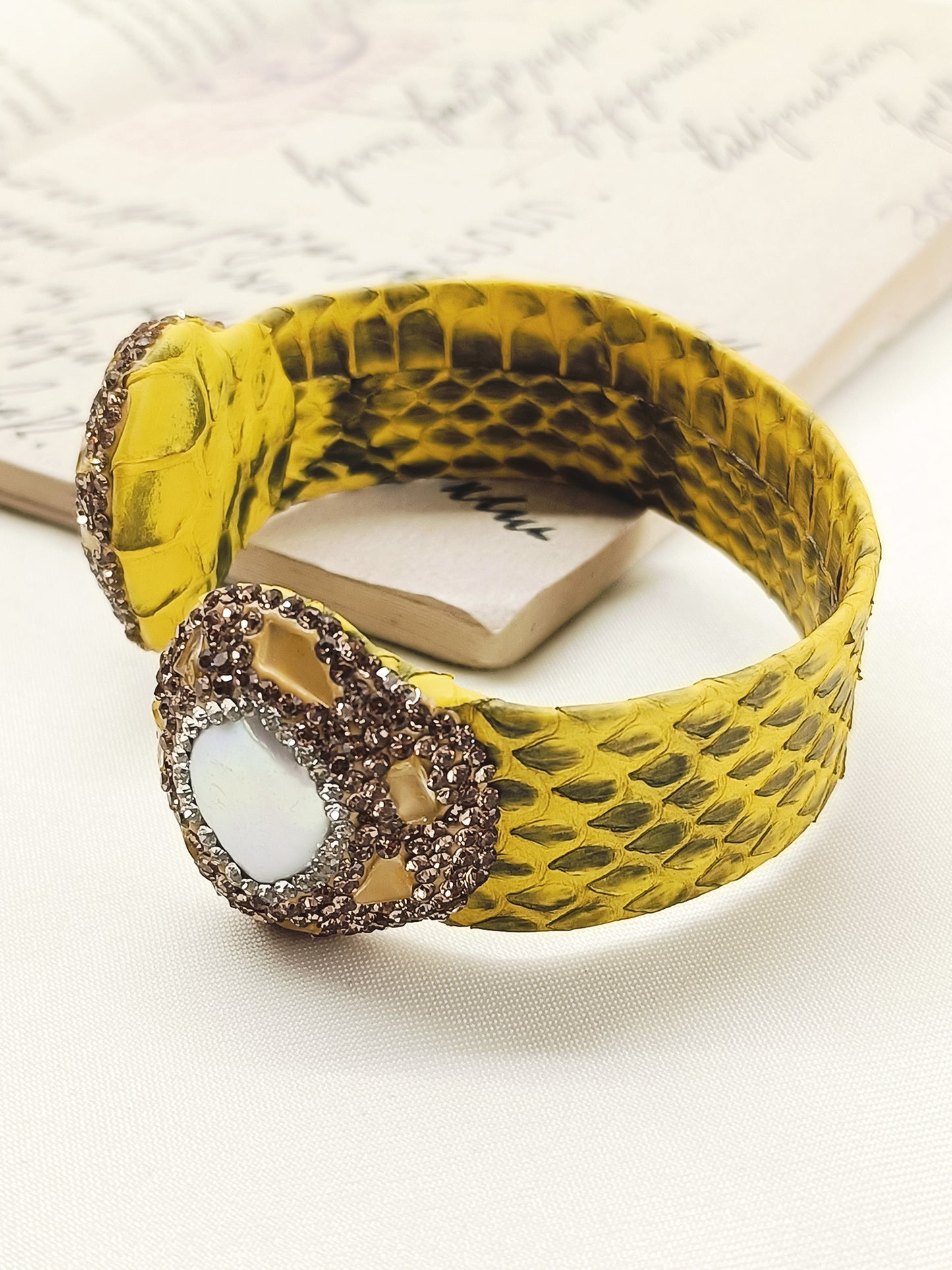 Pranshi Yellow Western Bracelet