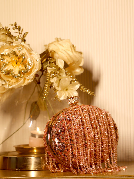 Genelia Smart Copper Evening clutch